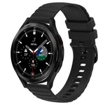 Dây đồng hồ silicone màu trơn họa tiết chấm sóng 20mm, Dành cho Samsung Galaxy Watch 4 Classic 42mm, Dành cho Samsung Galaxy Watch 4 Classic 46mm, Dành cho Samsung Galaxy Watch Active 2 40mm, Dành cho Samsung Galaxy Watch Active 2 44mm