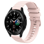 Dây đồng hồ silicone màu trơn họa tiết chấm sóng 20mm, Dành cho Samsung Galaxy Watch 4 Classic 42mm, Dành cho Samsung Galaxy Watch 4 Classic 46mm, Dành cho Samsung Galaxy Watch Active 2 40mm, Dành cho Samsung Galaxy Watch Active 2 44mm