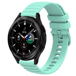 Dây đồng hồ silicone màu trơn họa tiết chấm sóng 20mm, Dành cho Samsung Galaxy Watch 4 Classic 42mm, Dành cho Samsung Galaxy Watch 4 Classic 46mm, Dành cho Samsung Galaxy Watch Active 2 40mm, Dành cho Samsung Galaxy Watch Active 2 44mm