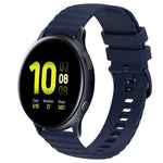 Dây đồng hồ silicone màu trơn họa tiết chấm sóng 20mm, Dành cho Samsung Galaxy Watch 4 Classic 42mm, Dành cho Samsung Galaxy Watch 4 Classic 46mm, Dành cho Samsung Galaxy Watch Active 2 40mm, Dành cho Samsung Galaxy Watch Active 2 44mm