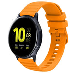 Dây đồng hồ silicone màu trơn họa tiết chấm sóng 20mm, Dành cho Samsung Galaxy Watch 4 Classic 42mm, Dành cho Samsung Galaxy Watch 4 Classic 46mm, Dành cho Samsung Galaxy Watch Active 2 40mm, Dành cho Samsung Galaxy Watch Active 2 44mm