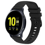Dây đồng hồ silicone màu trơn họa tiết chấm sóng 20mm, Dành cho Samsung Galaxy Watch 4 Classic 42mm, Dành cho Samsung Galaxy Watch 4 Classic 46mm, Dành cho Samsung Galaxy Watch Active 2 40mm, Dành cho Samsung Galaxy Watch Active 2 44mm