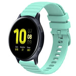 Dây đồng hồ silicone màu trơn họa tiết chấm sóng 20mm, Dành cho Samsung Galaxy Watch 4 Classic 42mm, Dành cho Samsung Galaxy Watch 4 Classic 46mm, Dành cho Samsung Galaxy Watch Active 2 40mm, Dành cho Samsung Galaxy Watch Active 2 44mm