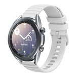 Dây đồng hồ silicone màu trơn họa tiết chấm sóng 22mm, Dành cho Samsung Galaxy Watch3 45mm, Dành cho Samsung Galaxy Watch 46mm, Dành cho Samsung Gear S3 Classic, Dành cho Samsung Gear S3 Frontier