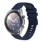 Dây đồng hồ silicone màu trơn họa tiết chấm sóng 22mm, Dành cho Samsung Galaxy Watch3 45mm, Dành cho Samsung Galaxy Watch 46mm, Dành cho Samsung Gear S3 Classic, Dành cho Samsung Gear S3 Frontier