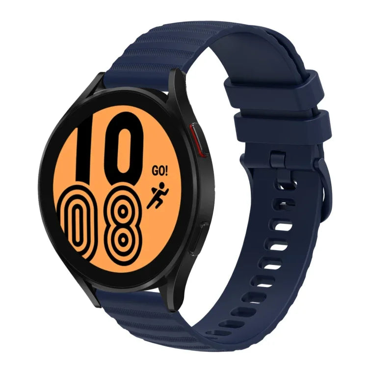 Dây đồng hồ silicone màu trơn họa tiết chấm sóng 22mm, Dành cho Samsung Galaxy Watch3 45mm, Dành cho Samsung Galaxy Watch 46mm, Dành cho Samsung Gear S3 Classic, Dành cho Samsung Gear S3 Frontier