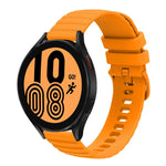 Dây đồng hồ silicone màu trơn họa tiết chấm sóng 22mm, Dành cho Samsung Galaxy Watch3 45mm, Dành cho Samsung Galaxy Watch 46mm, Dành cho Samsung Gear S3 Classic, Dành cho Samsung Gear S3 Frontier