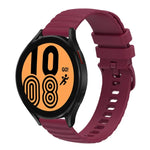 Dây đồng hồ silicone màu trơn họa tiết chấm sóng 22mm, Dành cho Samsung Galaxy Watch3 45mm, Dành cho Samsung Galaxy Watch 46mm, Dành cho Samsung Gear S3 Classic, Dành cho Samsung Gear S3 Frontier