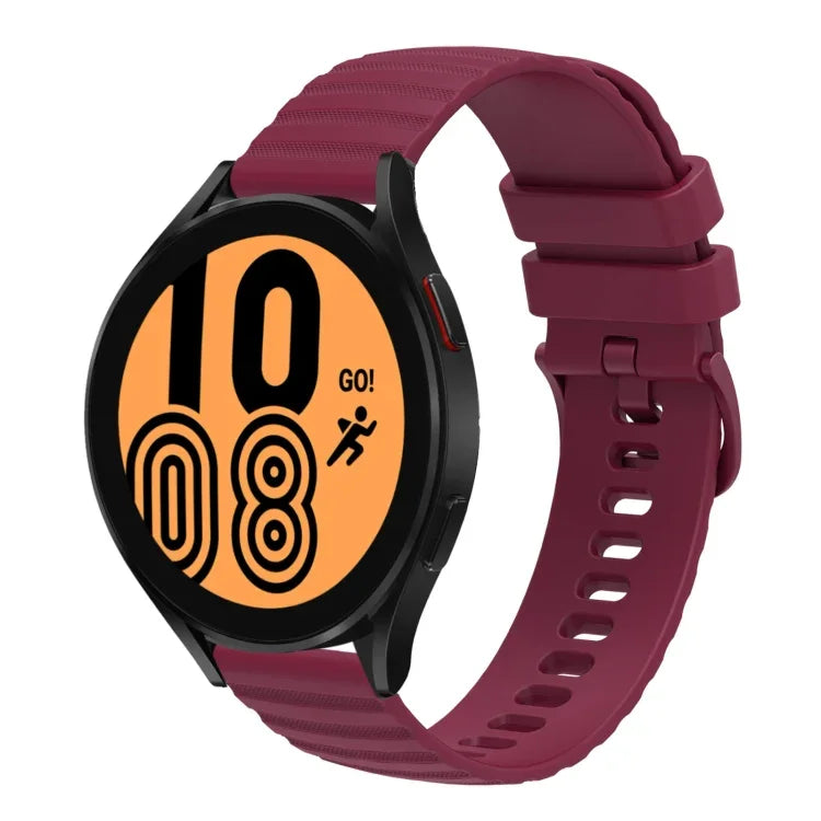 Dây đồng hồ silicone màu trơn họa tiết chấm sóng 22mm, Dành cho Samsung Galaxy Watch3 45mm, Dành cho Samsung Galaxy Watch 46mm, Dành cho Samsung Gear S3 Classic, Dành cho Samsung Gear S3 Frontier