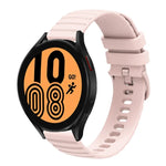 Dây đồng hồ silicone màu trơn họa tiết chấm sóng 22mm, Dành cho Samsung Galaxy Watch3 45mm, Dành cho Samsung Galaxy Watch 46mm, Dành cho Samsung Gear S3 Classic, Dành cho Samsung Gear S3 Frontier