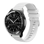 Dây đồng hồ silicone màu trơn họa tiết chấm sóng 22mm, Dành cho Samsung Galaxy Watch3 45mm, Dành cho Samsung Galaxy Watch 46mm, Dành cho Samsung Gear S3 Classic, Dành cho Samsung Gear S3 Frontier