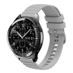 Dây đồng hồ silicone màu trơn họa tiết chấm sóng 22mm, Dành cho Samsung Galaxy Watch3 45mm, Dành cho Samsung Galaxy Watch 46mm, Dành cho Samsung Gear S3 Classic, Dành cho Samsung Gear S3 Frontier