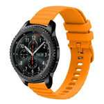 Dây đồng hồ silicone màu trơn họa tiết chấm sóng 22mm, Dành cho Samsung Galaxy Watch3 45mm, Dành cho Samsung Galaxy Watch 46mm, Dành cho Samsung Gear S3 Classic, Dành cho Samsung Gear S3 Frontier
