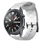 Dây đồng hồ silicone màu trơn họa tiết bóng đá 22mm, Dành cho Samsung Galaxy Watch3 45mm, Dành cho Samsung Galaxy Watch 46mm, Dành cho Samsung Gear S3 Classic, Dành cho Samsung Gear S3 Frontier