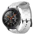 Dây đồng hồ silicone màu trơn họa tiết bóng đá 22mm, Dành cho Samsung Galaxy Watch3 45mm, Dành cho Samsung Galaxy Watch 46mm, Dành cho Samsung Gear S3 Classic, Dành cho Samsung Gear S3 Frontier