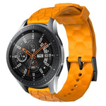 Dây đồng hồ silicone màu trơn họa tiết bóng đá 22mm, Dành cho Samsung Galaxy Watch3 45mm, Dành cho Samsung Galaxy Watch 46mm, Dành cho Samsung Gear S3 Classic, Dành cho Samsung Gear S3 Frontier