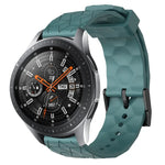 Dây đồng hồ silicone màu trơn họa tiết bóng đá 22mm, Dành cho Samsung Galaxy Watch3 45mm, Dành cho Samsung Galaxy Watch 46mm, Dành cho Samsung Gear S3 Classic, Dành cho Samsung Gear S3 Frontier