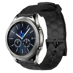 Dây đồng hồ silicone màu trơn họa tiết bóng đá 22mm, Dành cho Samsung Galaxy Watch3 45mm, Dành cho Samsung Galaxy Watch 46mm, Dành cho Samsung Gear S3 Classic, Dành cho Samsung Gear S3 Frontier