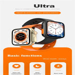 Đồng hồ thông minh màn hình màu 1.81 inch S8 Ultra, hỗ trợ theo dõi nhịp tim / huyết áp
