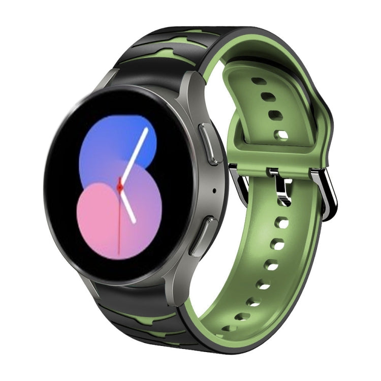 Curved Texture Silicone Watch Band, For Samsung Galaxy Watch 5 44mm, For Samsung Galaxy Watch 5 40mm, For Samsung Galaxy Watch 5 Pro 45mm