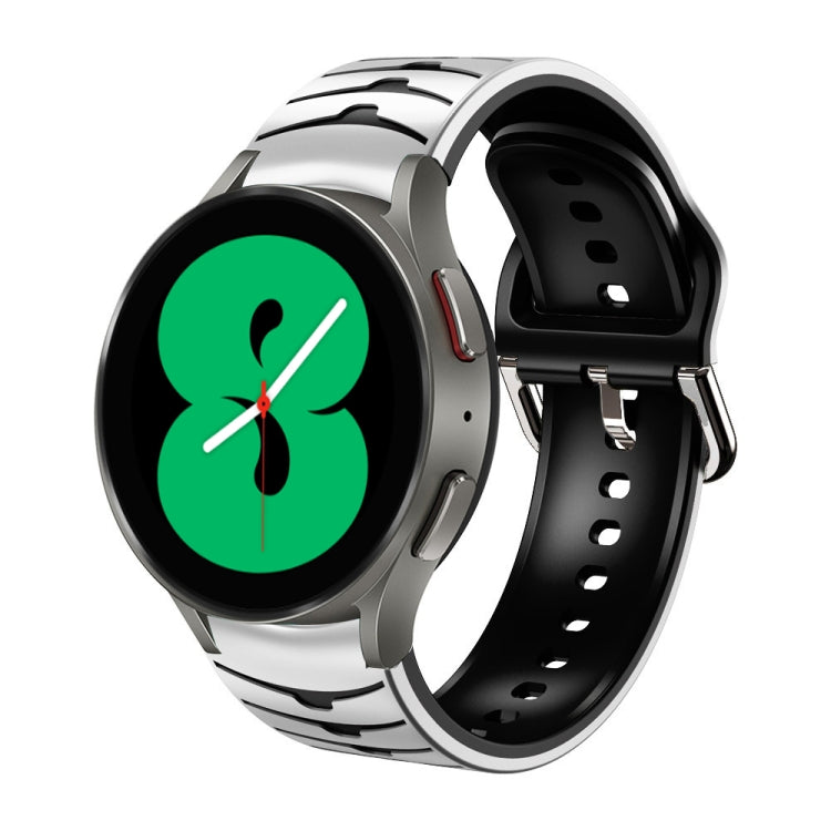 Dây đồng hồ silicone họa tiết cong, dành cho Samsung Galaxy Watch 4 44mm, Samsung Galaxy Watch 4 40mm, Samsung Galaxy Watch 4 Classic 42mm