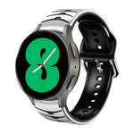 Dây đồng hồ silicone họa tiết cong, dành cho Samsung Galaxy Watch 4 44mm, Samsung Galaxy Watch 4 40mm, Samsung Galaxy Watch 4 Classic 42mm