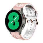 Dây đồng hồ silicone họa tiết cong, dành cho Samsung Galaxy Watch 4 44mm, Samsung Galaxy Watch 4 40mm, Samsung Galaxy Watch 4 Classic 42mm