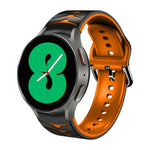 Dây đồng hồ silicone họa tiết cong, dành cho Samsung Galaxy Watch 4 44mm, Samsung Galaxy Watch 4 40mm, Samsung Galaxy Watch 4 Classic 42mm