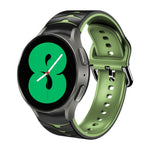 Dây đồng hồ silicone họa tiết cong, dành cho Samsung Galaxy Watch 4 44mm, Samsung Galaxy Watch 4 40mm, Samsung Galaxy Watch 4 Classic 42mm