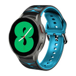 Dây đồng hồ silicone họa tiết cong, dành cho Samsung Galaxy Watch 4 44mm, Samsung Galaxy Watch 4 40mm, Samsung Galaxy Watch 4 Classic 42mm