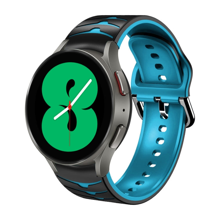 Dây đồng hồ silicone họa tiết cong, dành cho Samsung Galaxy Watch 4 44mm, Samsung Galaxy Watch 4 40mm, Samsung Galaxy Watch 4 Classic 42mm