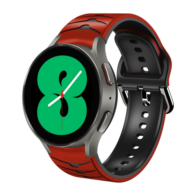 Dây đồng hồ silicone họa tiết cong, dành cho Samsung Galaxy Watch 4 44mm, Samsung Galaxy Watch 4 40mm, Samsung Galaxy Watch 4 Classic 42mm