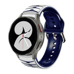 Dây đồng hồ silicone họa tiết cong, dành cho Samsung Galaxy Watch 4 44mm, Samsung Galaxy Watch 4 40mm, Samsung Galaxy Watch 4 Classic 42mm