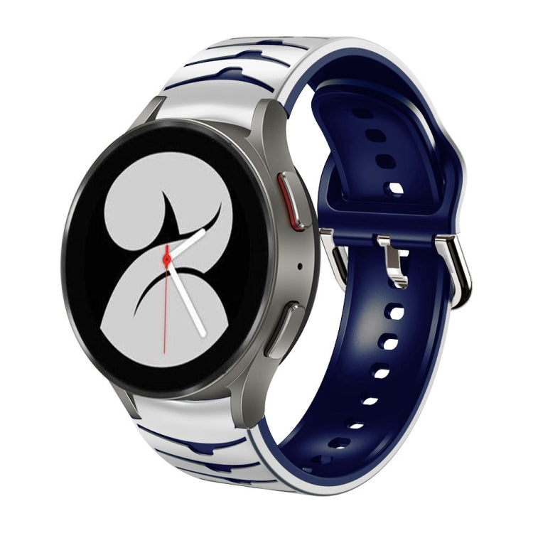 Dây đồng hồ silicone họa tiết cong, dành cho Samsung Galaxy Watch 4 44mm, Samsung Galaxy Watch 4 40mm, Samsung Galaxy Watch 4 Classic 42mm