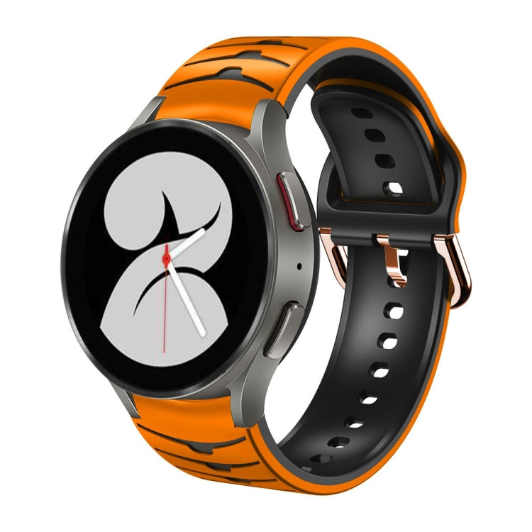 Dây đồng hồ silicone họa tiết cong, dành cho Samsung Galaxy Watch 4 44mm, Samsung Galaxy Watch 4 40mm, Samsung Galaxy Watch 4 Classic 42mm