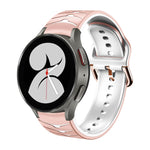 Dây đồng hồ silicone họa tiết cong, dành cho Samsung Galaxy Watch 4 44mm, Samsung Galaxy Watch 4 40mm, Samsung Galaxy Watch 4 Classic 42mm