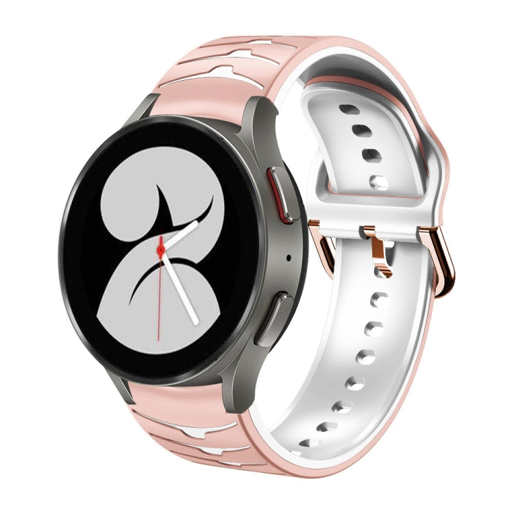 Dây đồng hồ silicone họa tiết cong, dành cho Samsung Galaxy Watch 4 44mm, Samsung Galaxy Watch 4 40mm, Samsung Galaxy Watch 4 Classic 42mm