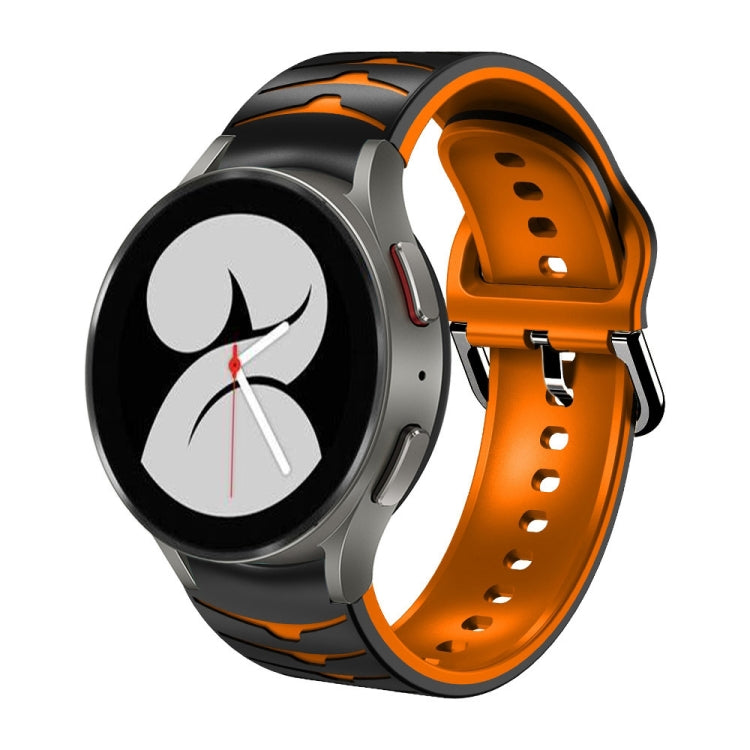 Dây đồng hồ silicone họa tiết cong, dành cho Samsung Galaxy Watch 4 44mm, Samsung Galaxy Watch 4 40mm, Samsung Galaxy Watch 4 Classic 42mm