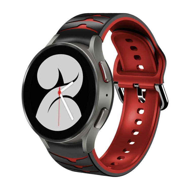 Dây đồng hồ silicone họa tiết cong, dành cho Samsung Galaxy Watch 4 44mm, Samsung Galaxy Watch 4 40mm, Samsung Galaxy Watch 4 Classic 42mm