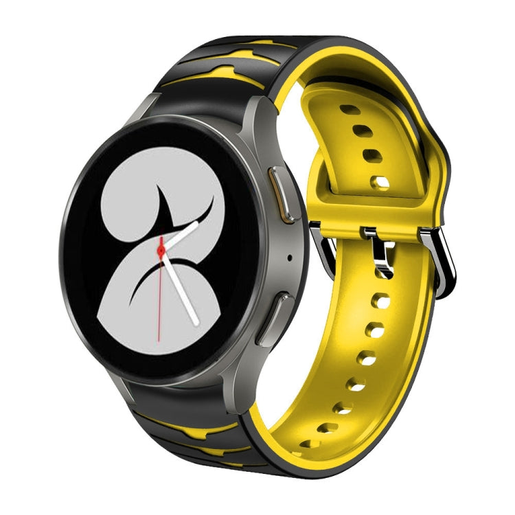 Dây đồng hồ silicone họa tiết cong, dành cho Samsung Galaxy Watch 4 44mm, Samsung Galaxy Watch 4 40mm, Samsung Galaxy Watch 4 Classic 42mm