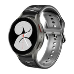 Dây đồng hồ silicone họa tiết cong, dành cho Samsung Galaxy Watch 4 44mm, Samsung Galaxy Watch 4 40mm, Samsung Galaxy Watch 4 Classic 42mm