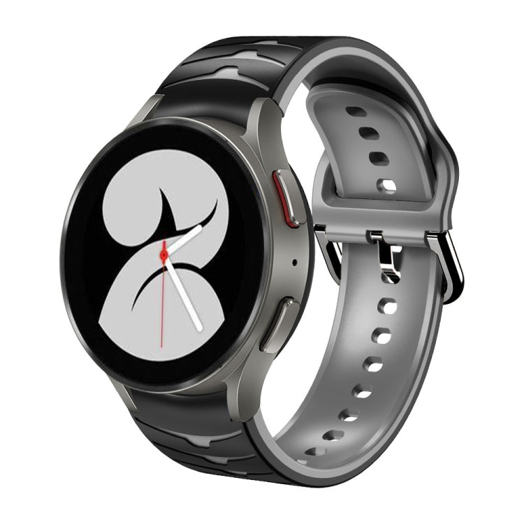 Dây đồng hồ silicone họa tiết cong, dành cho Samsung Galaxy Watch 4 44mm, Samsung Galaxy Watch 4 40mm, Samsung Galaxy Watch 4 Classic 42mm