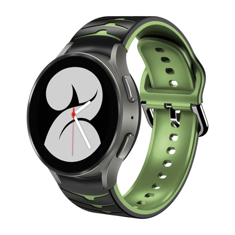 Dây đồng hồ silicone họa tiết cong, dành cho Samsung Galaxy Watch 4 44mm, Samsung Galaxy Watch 4 40mm, Samsung Galaxy Watch 4 Classic 42mm