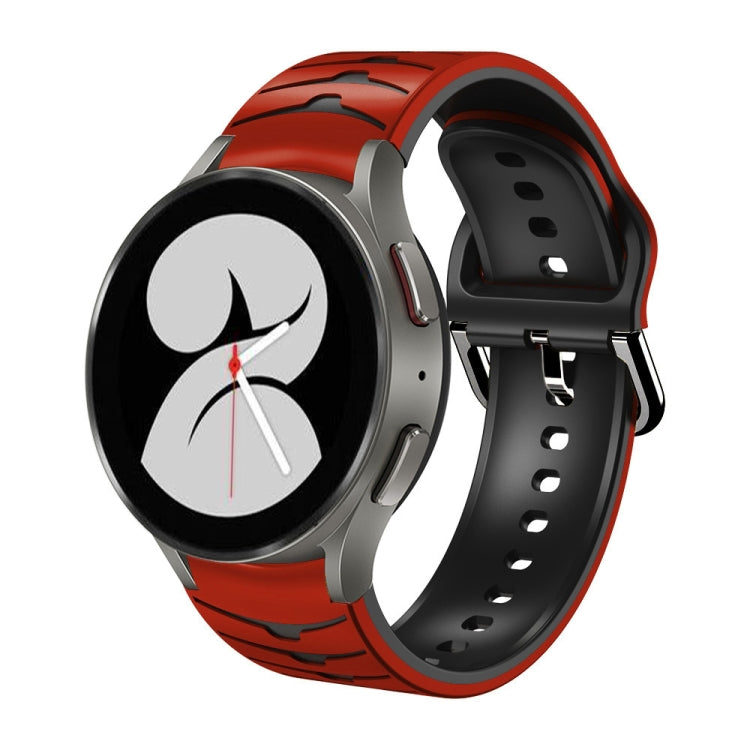 Dây đồng hồ silicone họa tiết cong, dành cho Samsung Galaxy Watch 4 44mm, Samsung Galaxy Watch 4 40mm, Samsung Galaxy Watch 4 Classic 42mm