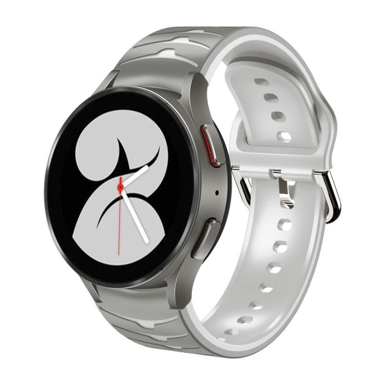 Dây đồng hồ silicone họa tiết cong, dành cho Samsung Galaxy Watch 4 44mm, Samsung Galaxy Watch 4 40mm, Samsung Galaxy Watch 4 Classic 42mm