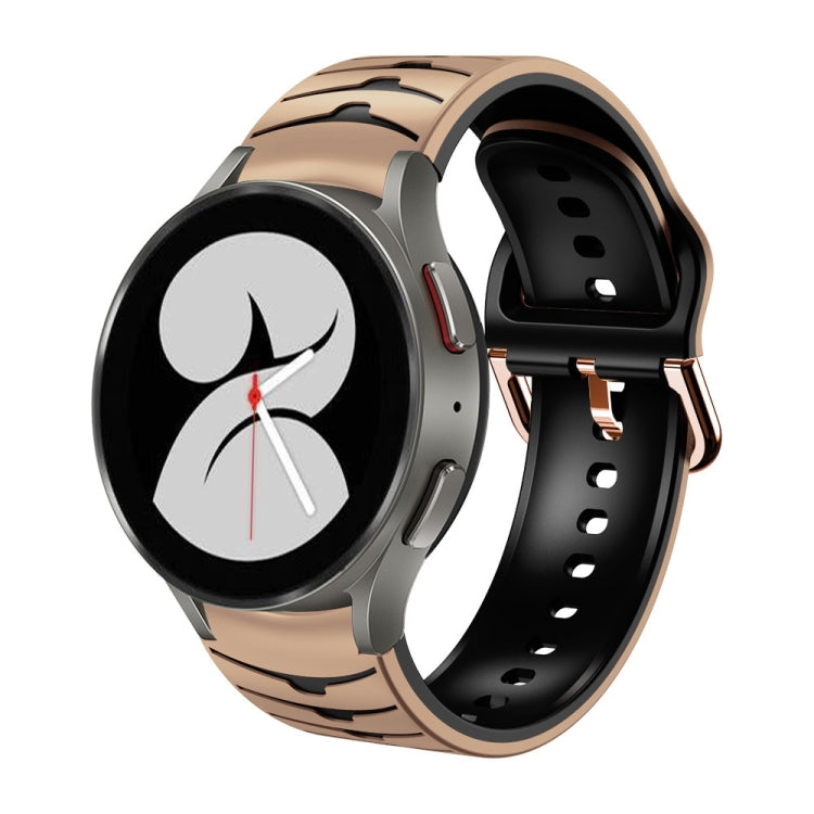 Dây đồng hồ silicone họa tiết cong, dành cho Samsung Galaxy Watch 4 44mm, Samsung Galaxy Watch 4 40mm, Samsung Galaxy Watch 4 Classic 42mm