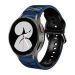 Dây đồng hồ silicone họa tiết cong, dành cho Samsung Galaxy Watch 4 44mm, Samsung Galaxy Watch 4 40mm, Samsung Galaxy Watch 4 Classic 42mm