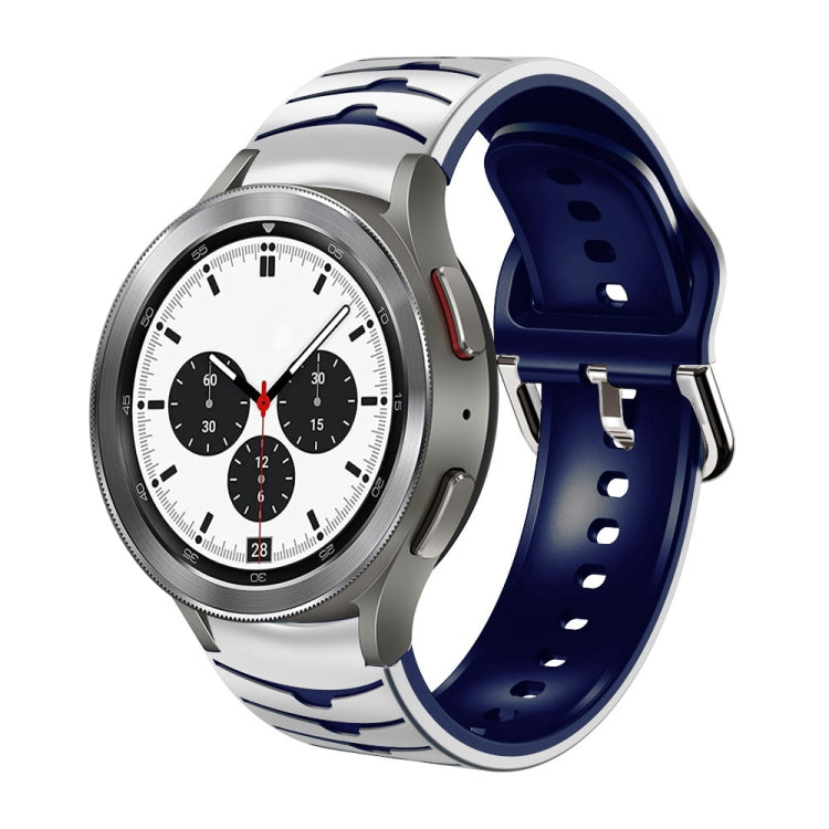 Dây đồng hồ silicone họa tiết cong, dành cho Samsung Galaxy Watch 4 44mm, Samsung Galaxy Watch 4 40mm, Samsung Galaxy Watch 4 Classic 42mm