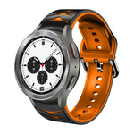 Dây đồng hồ silicone họa tiết cong, dành cho Samsung Galaxy Watch 4 44mm, Samsung Galaxy Watch 4 40mm, Samsung Galaxy Watch 4 Classic 42mm