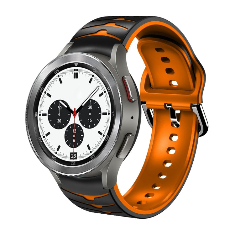 Dây đồng hồ silicone họa tiết cong, dành cho Samsung Galaxy Watch 4 44mm, Samsung Galaxy Watch 4 40mm, Samsung Galaxy Watch 4 Classic 42mm